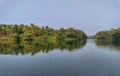 BankÃ¢â¬â¢s of river Periyar at bhoothathankettu, kerala.